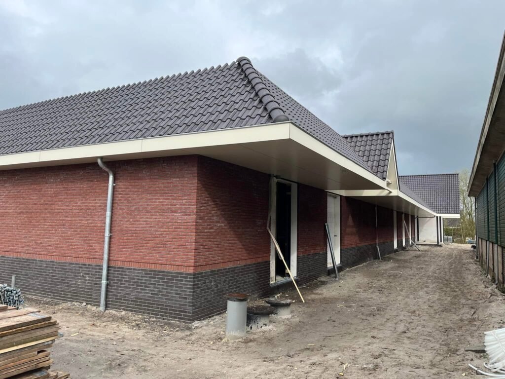Y de Bruin Metselwerken Poiesz in aanbouw